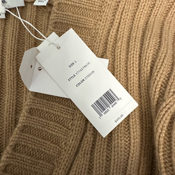 ✨ Vince Wool-Cashmere Ribbed Cardigan ✨
Size: S
Color: Camel - Picture 11 of 12